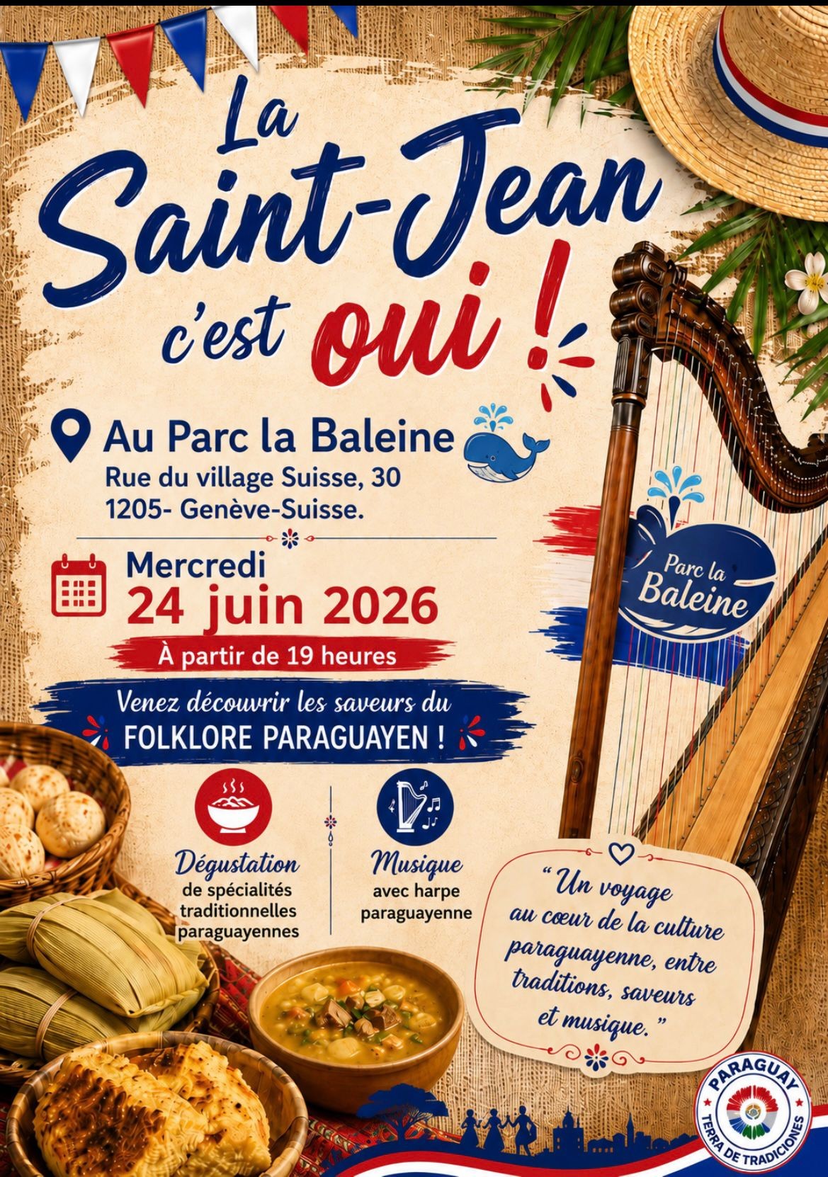 Affiche St-Jean Paraguay 2026